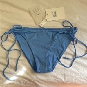 ALC Blue Bikini Bottom with Side Ties NWT